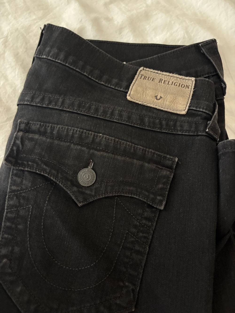 True Religion Men’s Black Classic Denim Jeans